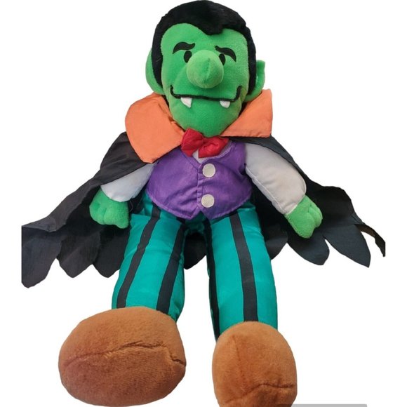 Vintage 90's Halloween Dracula Vampire Puffalump Style Plush Parachute 17" - Picture 2 of 9